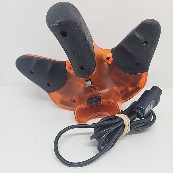 N64 Nintendo 64 Mad Catz Controller w/ Turbo & Slow Red Translucent - Picture 9 of 9